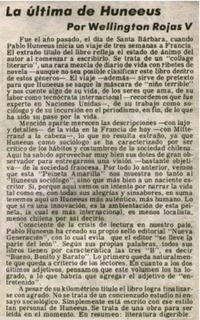 La última de Huneeus La última de Huneeus