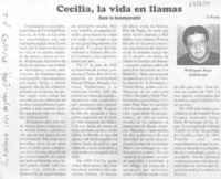 Cecilia, la vida en llamas. Nace la incomparable Cecilia, la vida en llamas. Nace la incomparable