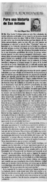 Para una historia de San Antonio Para una historia de San Antonio