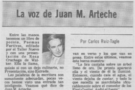 La voz de Juan M. Arteche La voz de Juan M. Arteche