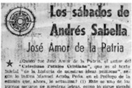 José Amor de la Patria José Amor de la Patria