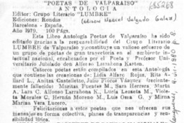 Poetas de Valparaíso Poetas de Valparaíso