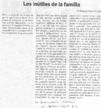 Los inútiles de la familia Los inútiles de la familia