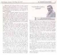 "Un hombre justo y valiente" "Un hombre justo y valiente"