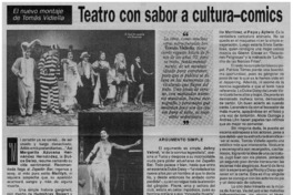 Teatro con sabor a cultura-comics Teatro con sabor a cultura-comics