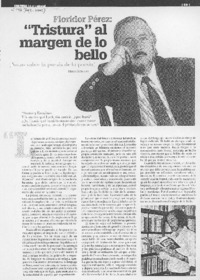 "Tristura" al bello margen de lo bello "Tristura" al bello margen de lo bello