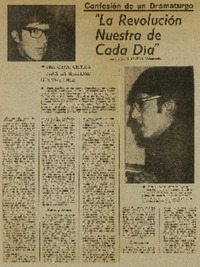 La Revolución nuestra de cada día" La Revolución nuestra de cada día"