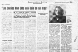 "Los sueños han sido una guía en mi vida" "Los sueños han sido una guía en mi vida"