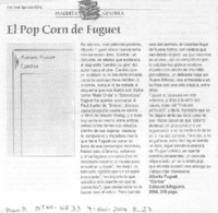 El pop corn de Fuguet El pop corn de Fuguet
