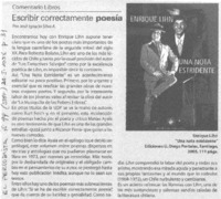 Escrbir correctamente poesía Escrbir correctamente poesía