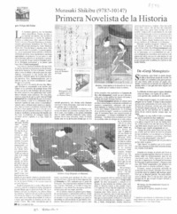 Primera novelista de la historia Primera novelista de la historia