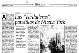 Las "Verdaderas" pandillas de Nueva York Las "Verdaderas" pandillas de Nueva York