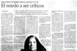 El Miedo a ser críticos El Miedo a ser críticos
