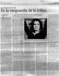 En la vanguardia de la crítica En la vanguardia de la crítica