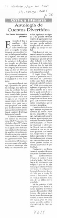 Antología de cuentos divertidos Antología de cuentos divertidos