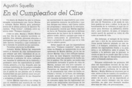 En el cumpleaños del cine En el cumpleaños del cine