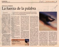 La fuerza de la palabra La fuerza de la palabra