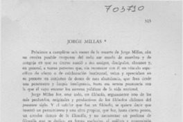 Jorge Millas Jorge Millas