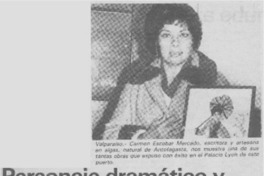 Personaje dramático y positivo ganó concurso Personaje dramático y positivo ganó concurso