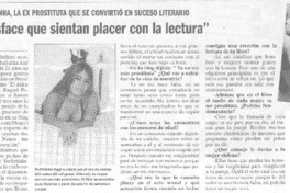 "Me satisface que sientan placer con la lectura" (entrevistas) "Me satisface que sientan placer con la lectura" (entrevistas)