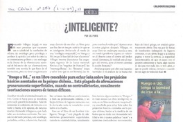 ¿Inteligente? ¿Inteligente?
