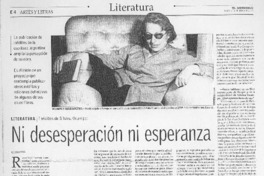 Ni desesperación ni esperanza Ni desesperación ni esperanza
