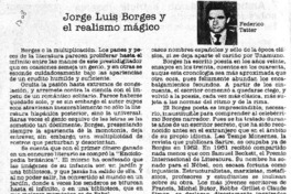 Jorge Luis Borges y el realismo mágico Jorge Luis Borges y el realismo mágico