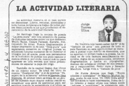 La Actividad literaria La Actividad literaria