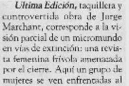 Ultima edición Ultima edición