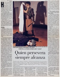 Quien persevera siempre alcanza Quien persevera siempre alcanza