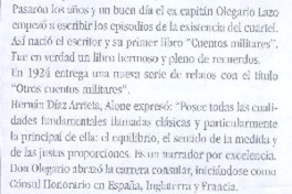 Don Olegario en el recuerdo Don Olegario en el recuerdo