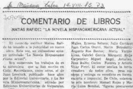 La novela hispanoamericana actual La novela hispanoamericana actual