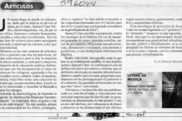 Letras de música Letras de música