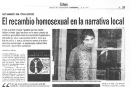 El recambio homosexual en la narrativa local El recambio homosexual en la narrativa local