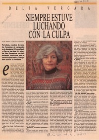 Siempre estuve luchando con la culpa Siempre estuve luchando con la culpa