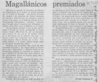 Magallánicos premiados Magallánicos premiados