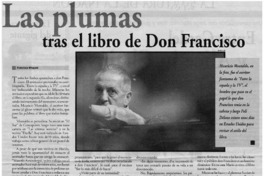 Las plumas tras el libro de Don Francisco Las plumas tras el libro de Don Francisco