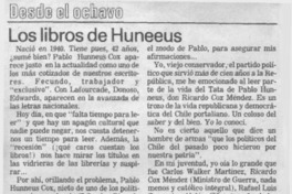 Los libros de Huneeus Los libros de Huneeus