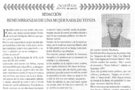 Remembranzas de una mujer nada de tonta Remembranzas de una mujer nada de tonta