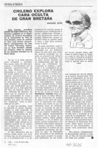 Chileno explora cara oculta de Gran Bretaña Chileno explora cara oculta de Gran Bretaña