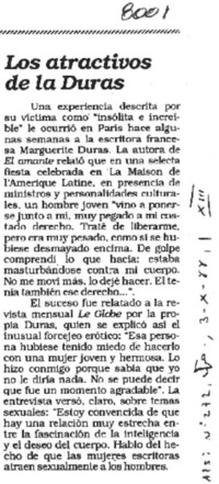 Los Atractivos de la Duras. Los Atractivos de la Duras.