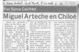 Miguel Arteche en Chiloé Miguel Arteche en Chiloé