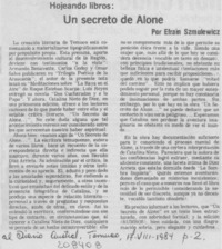 Un secreto de Alone Un secreto de Alone