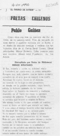 Pablo Guíñez Pablo Guíñez