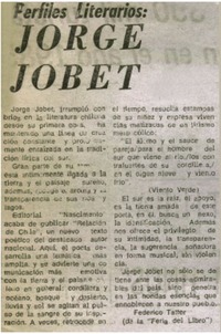 Jorge Jobet Jorge Jobet