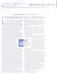 Subterráneos de la historia Subterráneos de la historia