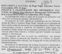 Cultura. Cultura.