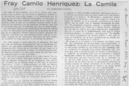 Fray Camilo Henríquez: La Camila Fray Camilo Henríquez: La Camila