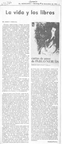 La vida y los libros La vida y los libros