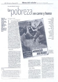 La pobreza en carne y hueso La pobreza en carne y hueso